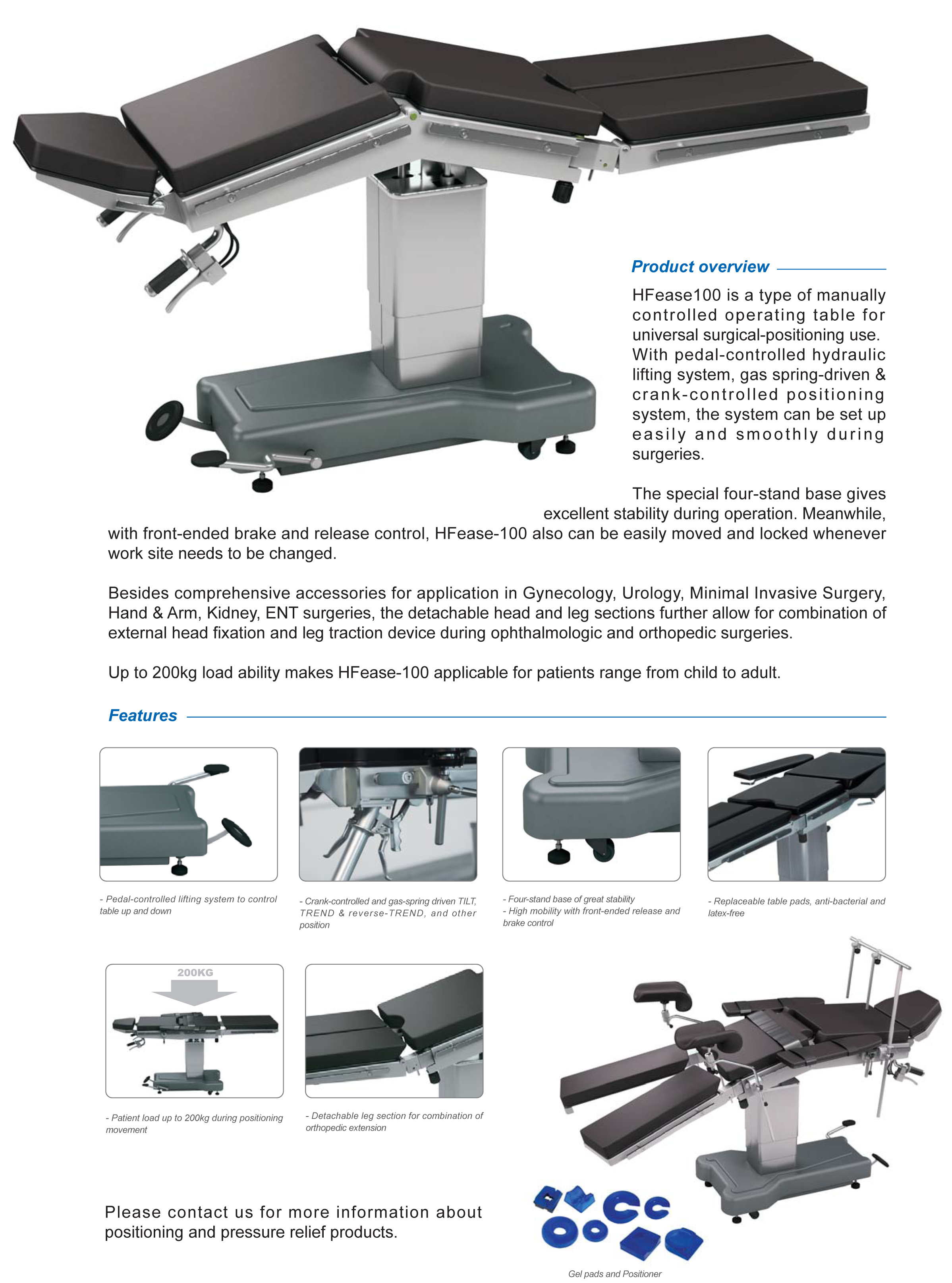 OT Table (HFease) in Bangladesh Medical Equipment Bangladesh is
